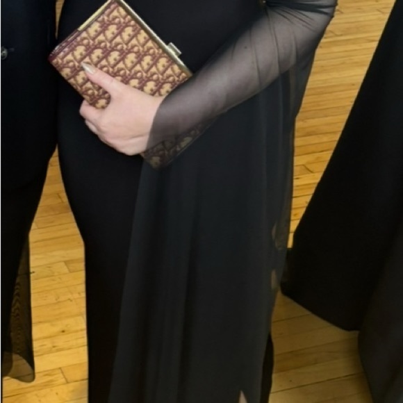 Norma Kamali Black Long Sleeve Dress - Picture 7 of 7